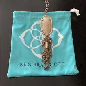 Kendra Scott rose gold necklace